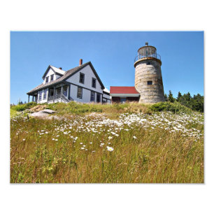 Whitehead Island Lighthouse, Maine Photo Print