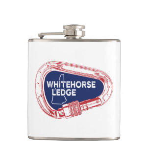 Whitehorse Ledge New Hampshire Climbing Carabiner Hip Flask