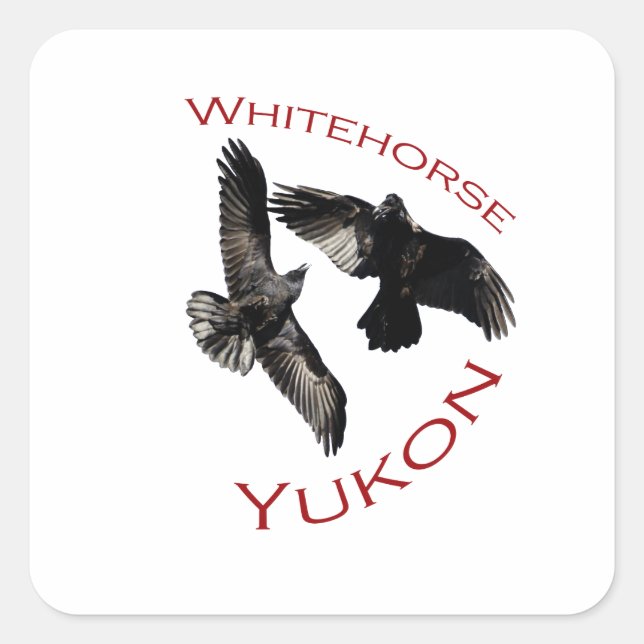 Whitehorse, Yukon Square Sticker (Front)