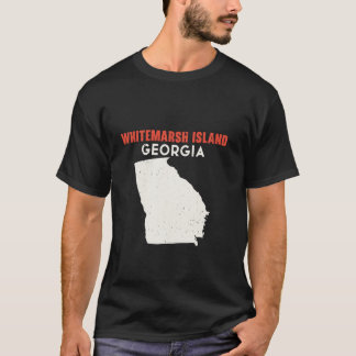 Whitemarsh Island Georgia USA State America Travel T-Shirt