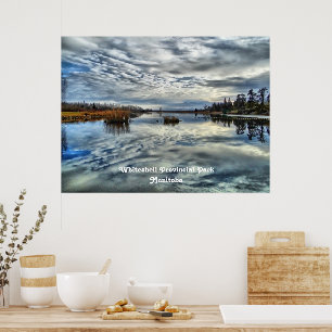 Whiteshell Autumn Reflections Poster Print