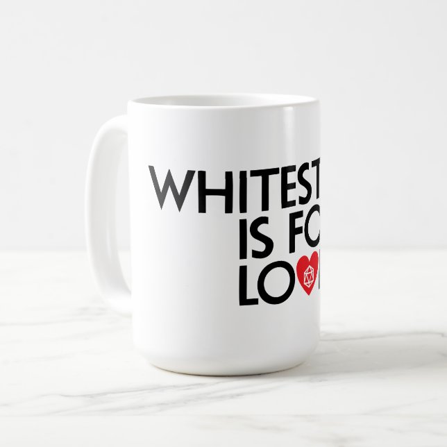 Whitestone is for Lovers Coffee Mug (Front Left)