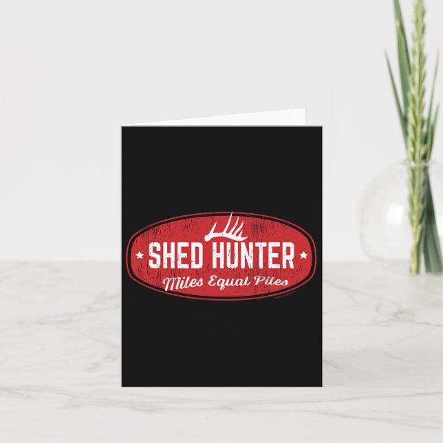 Whitetail Antler Shed Hunter  Card (Front)