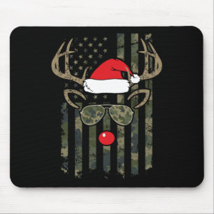 Whitetail Buck Bow Hunter Camo Funny Deer Hunting Mouse Pad