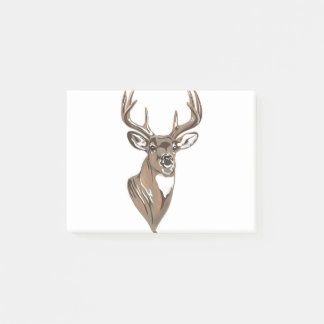 Whitetail Buck Deer Head Post-it Notes