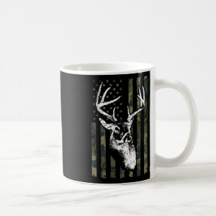Whitetail Buck Deer Hunting Usa Camouflage America Coffee Mug