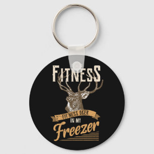Whitetail Buck Fun Deer Hunting Season I'm Into Fi Key Ring