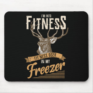 Whitetail Buck Fun Deer Hunting Season I'm Into Fi Mouse Pad