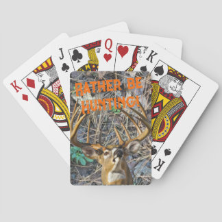 Whitetail Buck Playing Cards, Deer Hunting Playing Playing Cards