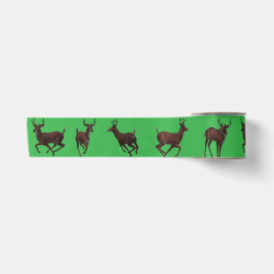 Whitetail Buck Ribbon Satin Ribbon