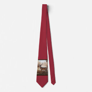 Whitetail Buck Tie