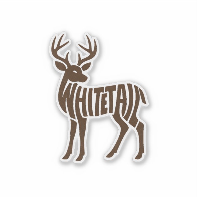 WHITETAIL Decal Sticker (Front)