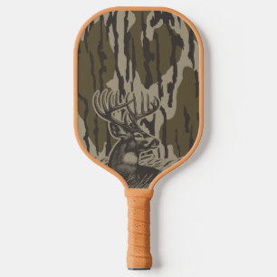 Whitetail Deer Bottomland Camo Deer Hunting Camo Pickleball Paddle