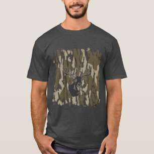Whitetail Deer Bottomland Camo Hunting Camo T-Shirt