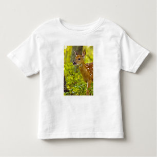 Whitetail deer fawn in Whitefish, Montana, USA Toddler T-Shirt