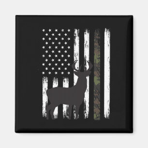 Whitetail Deer Hunting Hunter Gifts Buck Camo Amer Magnet