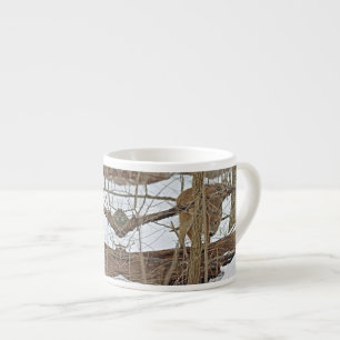 Whitetail Deer In Snow Espresso Cup