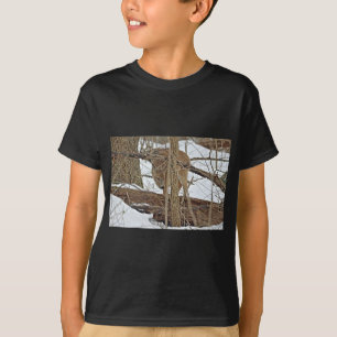 Whitetail Deer In Snow T-Shirt