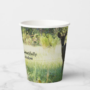 Whitetail Deer paper cup - Beautifully Random