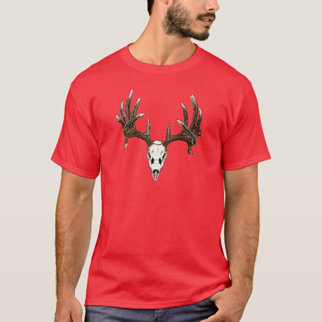 Whitetail deer skull 1 T-Shirt (Front)