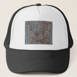 Whitetail Deer Spike Buck Series Trucker Hat