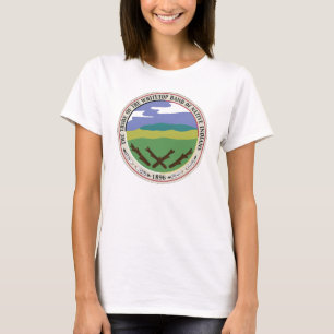 WHITETOP TRIBE'S LARGE SEAL WOMEN'S BASIC T-SHIRT