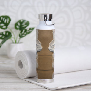 Whitewash on beach water bottle