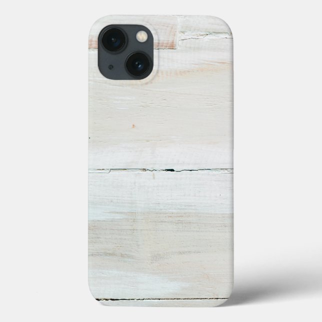 Whitewashed Barn Wood White Woodgrain Case-Mate iPhone Case (Back)