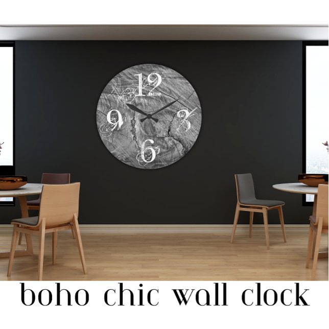 Whitewashed County Wood Farmhouse Large Clock (Creator Uploaded)