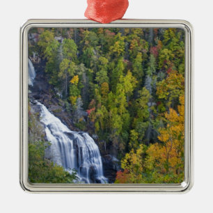 Whitewater Falls in the Nantahala National Metal Tree Decoration