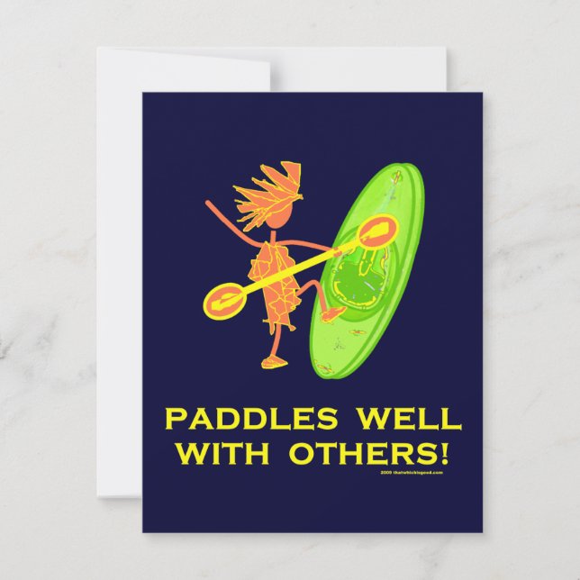 Whitewater Kayak - Paddles Well With Others 2 (Front)