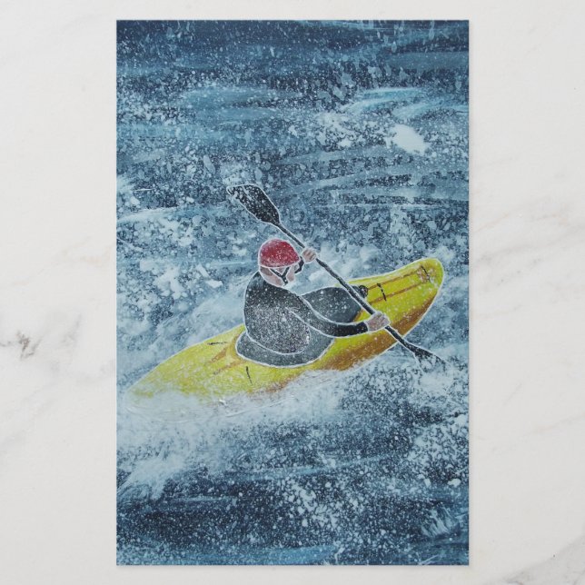 Whitewater kayaking card (Front)