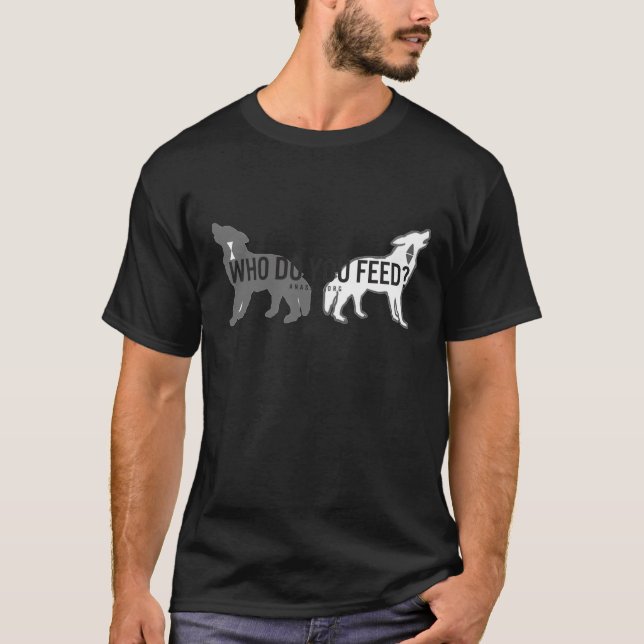 whitewolf blackwolf.png T-Shirt (Front)