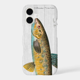 Whitewood Trout fish vintage watercolor iPhone Ca