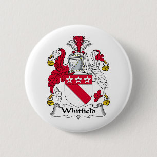 Whitfield Family Crest 6 Cm Round Badge