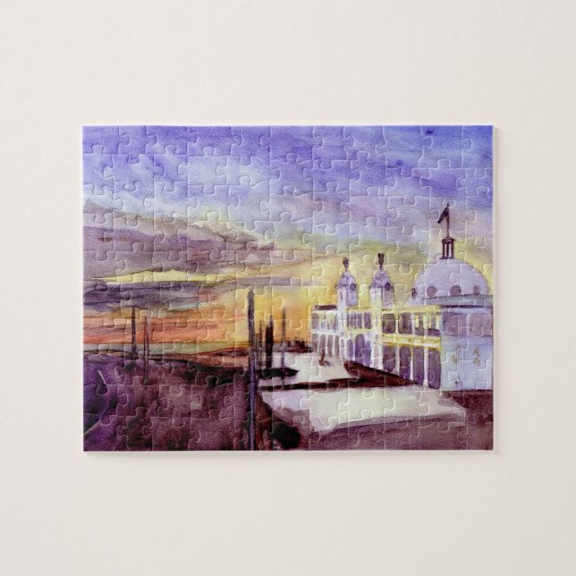 ,Whitley Bay at Sunrise jigsaw puzzle (Horizontal)