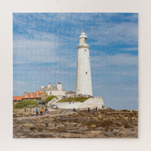 Whitley Bay lighthouse Jigsaw Puzzle