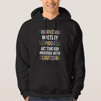 WHITLEY Personalised Name Funny Cute Custom WHITLE Hoodie