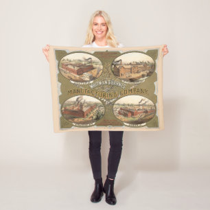 Whitman & Barnes Manufacturing Company. Fleece Blanket