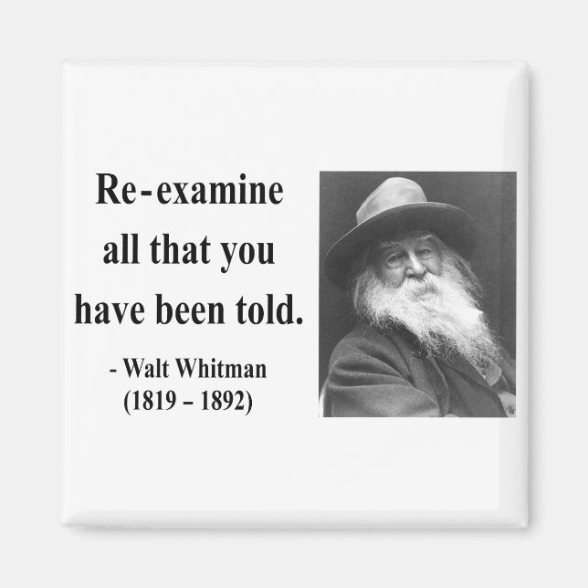 Whitman Quote 1b Magnet (Front)