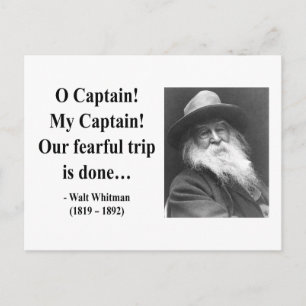 Whitman Quote 8b Postcard