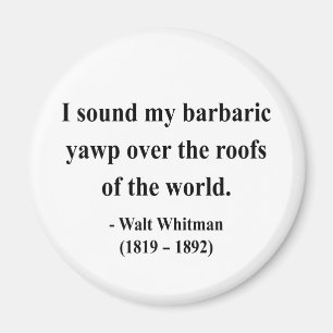 Whitman Quote 9a Magnet