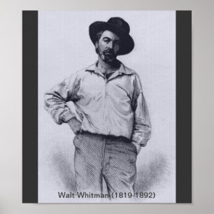 Whitman when Young Poster