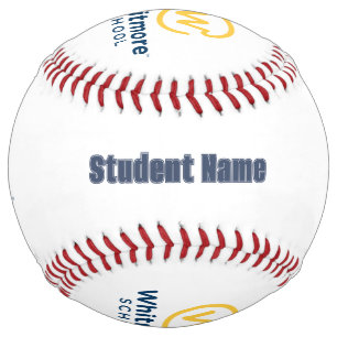 Whitmore School Personalized Softball