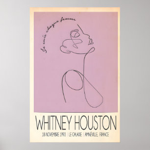 Whitney Houston, Live In France, Original Print