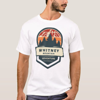 Whitney mountain peak climbing and hiking T-Shirt