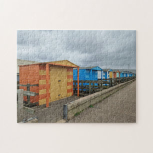 Whitstable beach huts view puzzle