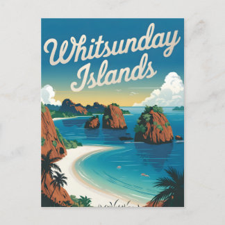 Whitsunday Island Australia Vintage Postcard