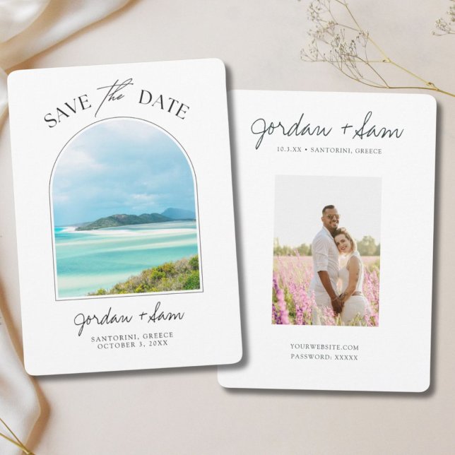 Whitsunday Island Australia Wedding Save the Date Invitation (Whitsunday Island Australia Wedding Save the Date Invitation
)
