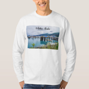 Whittier Alaska Harbour Men's Long Sleeve Shirt